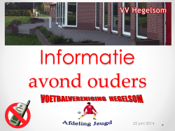 Informatie avond ouders