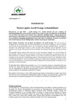 201407110000000008_140711 Persbericht Accell Group