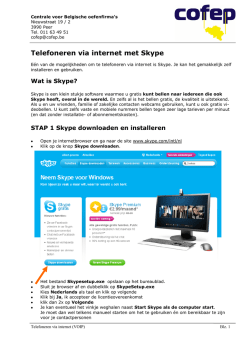 Handleiding Skype