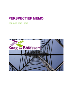 perspectiefmemo - Gemeente Kaag en Braassem