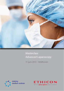 Ethicon Masterclass in Advanced Laparoscopy 2013