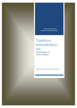 "TK Bijlage Taskforce behandelduur tbs" PDF