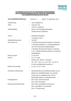 Download Faillissementsverslag