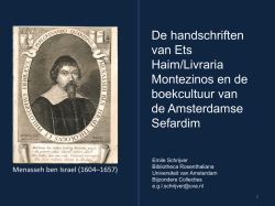 hier - Menasseh ben Israel Instituut