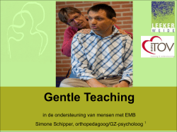 lezing GT EMB - Kennisplein gehandicaptensector
