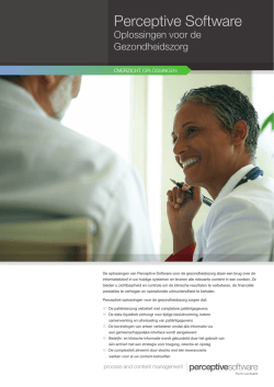 Brochure - Perceptive Software