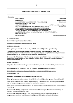 notulen GR-14-01-27