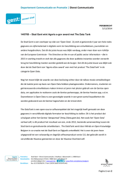 Departement Communicatie en Promotie | Dienst