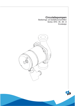 en bedr. voorschrift DHC -40, -60