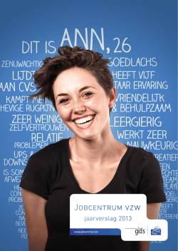Jaarverslag 2013