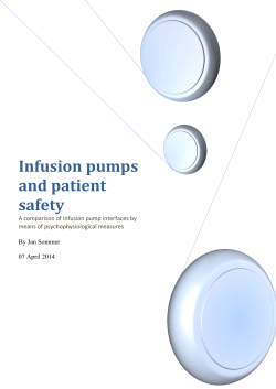 Infusion pumps and patient safety