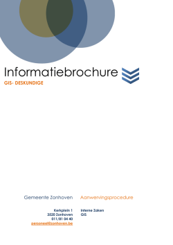 Informatiebrochure - Gemeente Zonhoven