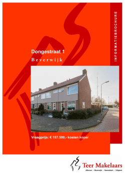 Dongestraat 1 Beverwijk