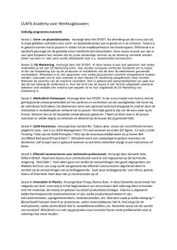 CLAFIS Academy voor Werktuigbouwers