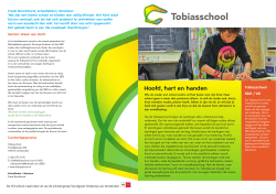 Tobiasschool Leaflet