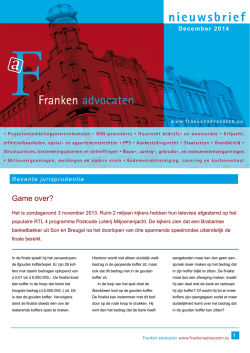 December - Franken advocaten
