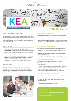 Brochure KEA Prototype - Flanders Business School
