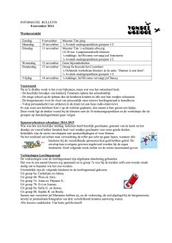 Infobulletin 08-11-2014