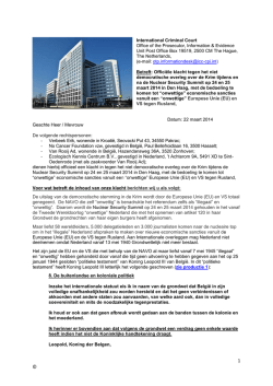 International Criminal Court Office of the Prosecutor, Information