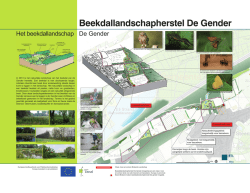 Het beekdallandschap De Gender