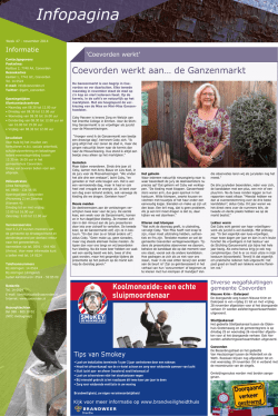 Infopagina - Gemeente Coevorden