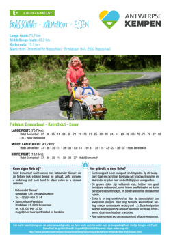Fietslus Brasschaat-Kalmthout-Essen