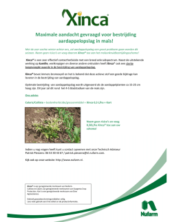 Maximale aandacht gevraagd voor bestrijding