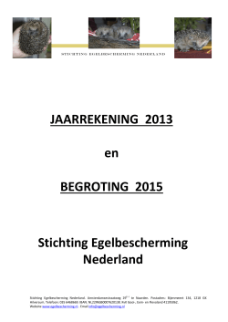 Stichting Egelopvang het Gooi, Almere en omstreken