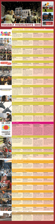 HASSELT HIGHLIGHTS 2014 - Toerisme Hasselt