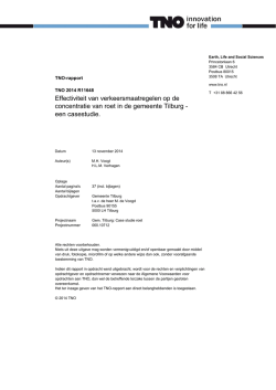 Effectiviteit van verkeersmaatregelen op de