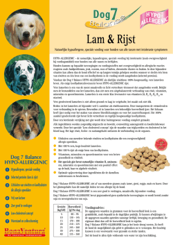 Dog 7 Balance HYPO-ALLERGENIC