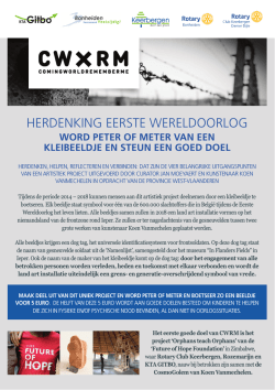 HerDenKinG eersTe WerelDoorloG