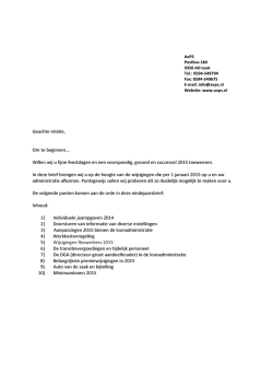Eindejaarsbrief 2014 (website)