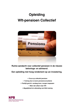 Brochure downloaden - Nederlands Pensioenbureau