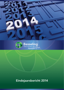 Eindejaarsbericht 2014 - Besseling Administratie