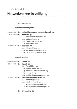ICT Security - HS08, Netwerkverkeerbeveiliging
