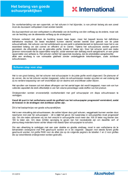 het belang van goede schuurpraktijken
