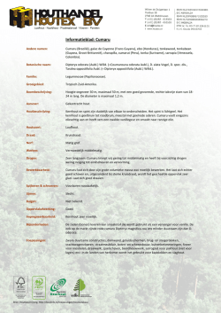 Informatieblad: Cumaru