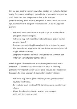 Informatie over aanlevering van uw logo.