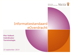Informatiestandaard eOverdracht
