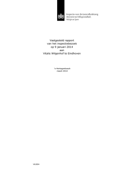 Inspectierapport Wilgenhof januari 2014