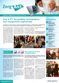 Het jaarlijkse kennisplatform voor mensgerichte