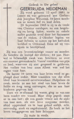 Heideman, Geertruida (Weustink)