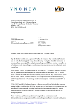 in een brief - MKB Nederland