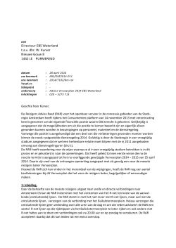 Directeur EBS Waterland t.a.v. dhr. W. Kurver Nieuwe Gouw 8 1442