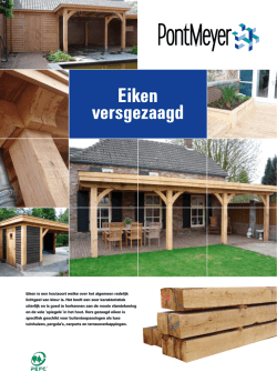 Eiken versgezaagd