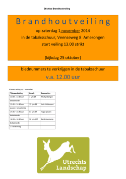 Grote Brandhout Veiling