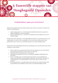 Onderpresteren: geen zin om te leren?