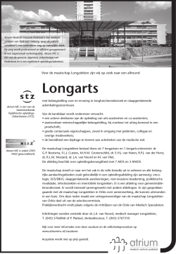 adv longarts MC.indd - Medischcontactbanen.nl