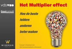 Het Multiplier effect